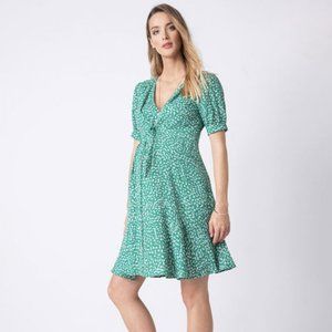 Seraphine Maternity Green Floral Dress